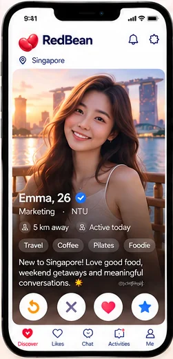 Concept Discover screen